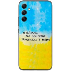 Чохол для Samsung Galaxy A14 MixCase написи моє серце залишилось з тобою