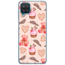Чохол для Samsung Galaxy A12 / M12 MixCase день закоханих плюшевий ведмедик