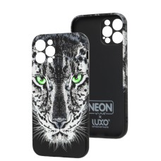 Чохол для iPhone 12 Pro Max WAVE neon x luxo Wild leopard