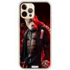Чохол для iPhone 12 Pro Max MixCase спорт принт спорт піт буль боєць