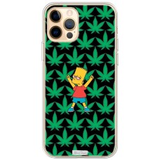 Чохол для iPhone 12 Pro Max MixCase трава листя Сімпсон
