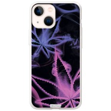 Чохол для iPhone 13 MixCase трави листя на чорному