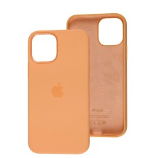 Чохол для iPhone 12 / 12 Pro Full Silicone case cantaloupe