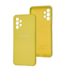 Чохол для Samsung Galaxy A13 (A135) / A32 5G Full camera лимонний