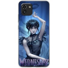 Чохол для Samsung Galaxy A03 (A035) Mixcase серіал wednesday з парасолькою