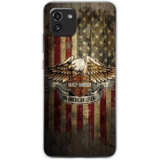 Чохол для Samsung Galaxy A03 (A035) Mixcase орел з прапором США