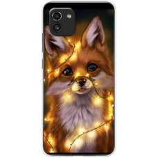 Чохол для Samsung Galaxy A03 (A035) Mixcase тварина лисиця з ліхтарями