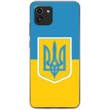 Чохол для Samsung Galaxy A03 (A035) Mixcase патріотичний Герб