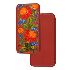 Чохол-книжка Samsung Galaxy S10+ (G975) з малюнком Петриківський розпис