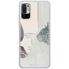 Чохол для Xiaomi Redmi Note 10 5G / Poco M3 Pro Mixcase тварини дизайн 31