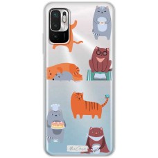 Чохол для Xiaomi Redmi Note 10 5G / Poco M3 Pro Mixcase тварини дизайн 36
