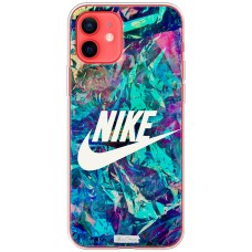 Чохол для iPhone 12 mini MixCase логотип лого спорт на кольоровому