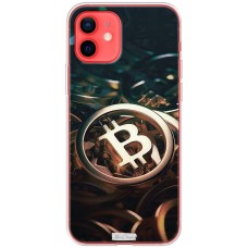 Чохол для iPhone 12 mini MixCase гроші биткоин темний