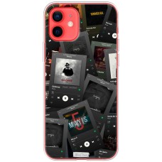 Чохол для iPhone 12 mini MixCase музика альбоми темний