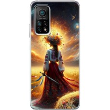 Чохол для Xiaomi Mi 10T / Mi 10T Pro MixCase патріотичні жінка у вишиванці
