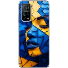 Чохол для Xiaomi Mi 10T / Mi 10T Pro MixCase патріотичні геометрія обличчя