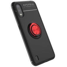 Чохол для Samsung Galaxy A01 (A015) Deen під магнітний тримач чорний / червоний