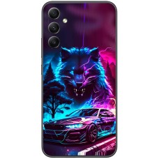 Чохол для Samsung Galaxy A34 (A346) MixCase машини неонова bmw