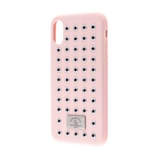 Чохол для iPhone X Polo Maverick (Leather) рожевий