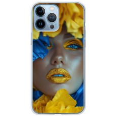 Чохол для iPhone 14 Pro Max MixCase патріотичні макіяж