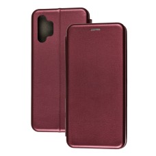 Чохол книжка Premium для Samsung Galaxy M52 (M526) бордовий