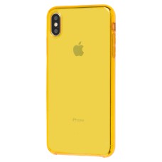 Чохол для iPhone Xs Max Clear case жовтий
