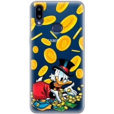 Чохол для Samsung Galaxy A10s (A107) MixCase гроші качка із золотом