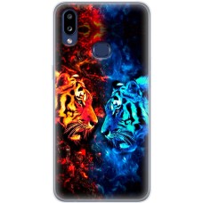 Чохол для Samsung Galaxy A10s (A107) MixCase звірі два тигри