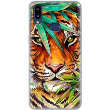 Чохол для Samsung Galaxy A10s (A107) MixCase звірі тигр у листі