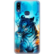 Чохол для Samsung Galaxy A10s (A107) MixCase звірі білий тигр