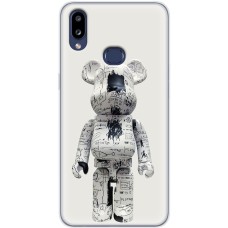 Чохол для Samsung Galaxy A10s (A107) MixCase робот білий розпис
