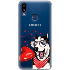 Чохол для Samsung Galaxy A10s (A107) MixCase день закоханих закоханий собака