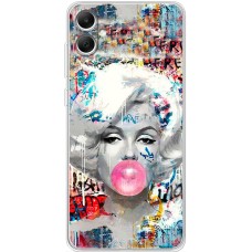 Чохол для Samsung Galaxy A05 (A055) MixCase графіті Мерилін Монро