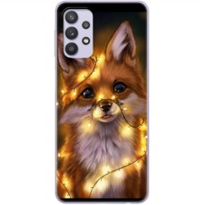 Чохол BoxFace Samsung A325 Galaxy A32 Різдвяна лисиця