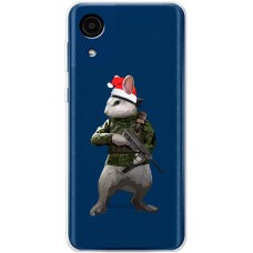 Чохол для Samsung Galaxy A03 Core (A032) MixCase Новий рік кролик захисник