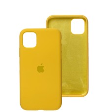 Чохол для iPhone 11 Silicone Full yellow
