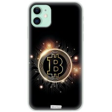 Чохол для iPhone 11 MixCase гроші біткоїн чіп