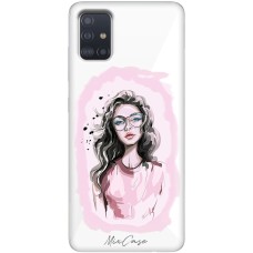 Чохол для Samsung Galaxy A51 (A515) Mixcase дівчина дизайн 4