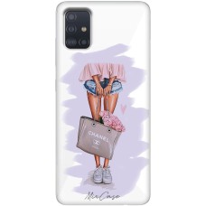 Чохол для Samsung Galaxy A51 (A515) Mixcase дівчина дизайн 7