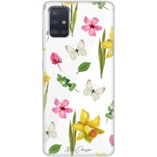 Чохол для Samsung Galaxy A51 (A515) Mixcase весняні квіти 1