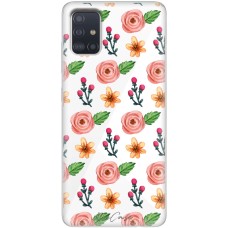 Чохол для Samsung Galaxy A51 (A515) Mixcase весняні квіти дизайн 4