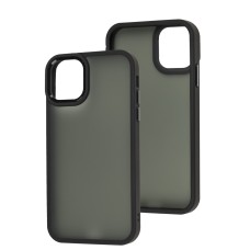 Чохол Metal Buttons для Apple iPhone 11 (6.1") Чорний