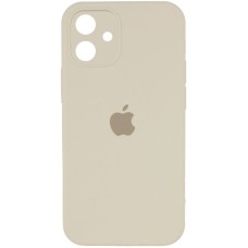 Чохол Silicone Case Square Full Camera (AA) для Apple iPhone 11 (6.1") Бежевий / Anti