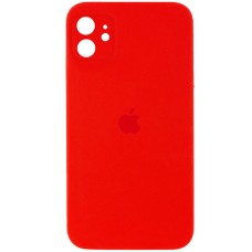 Чохол Silicone Case Square Full Camera (AA) для Apple iPhone 11 (6.1") Червоний / Red