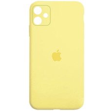 Чохол Silicone Case Square Full Camera (AA) для Apple iPhone 11 (6.1") Жовтий / Yello