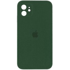 Чохол Silicone Case Square Full Camera (AA) для Apple iPhone 11 (6.1") Зелений / Cypr