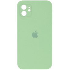 Чохол Silicone Case Square Full Camera (AA) для Apple iPhone 11 (6.1") М'ятний / Mint