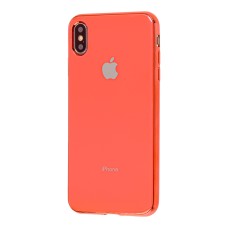 Чохол для iPhone Xs Max Silicone рожевий