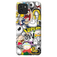 Чохол для Samsung Galaxy A03 (A035) Mixcase стікери 2