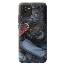 Чохол для Samsung Galaxy A03 (A035) Mixcase тварини кошеня